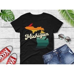 Michigan Retro Shirt, State Of Michigan